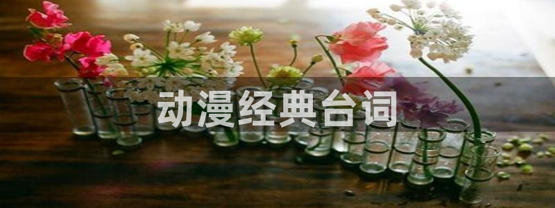 omofun 宕卧：动漫经典台词